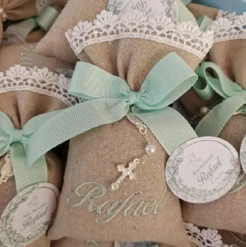10 Sache Perfumado bordado com nome para Lembrancinha de batizado, chá de bebê, lembranca de maternidade, chá revelação. - Cópia