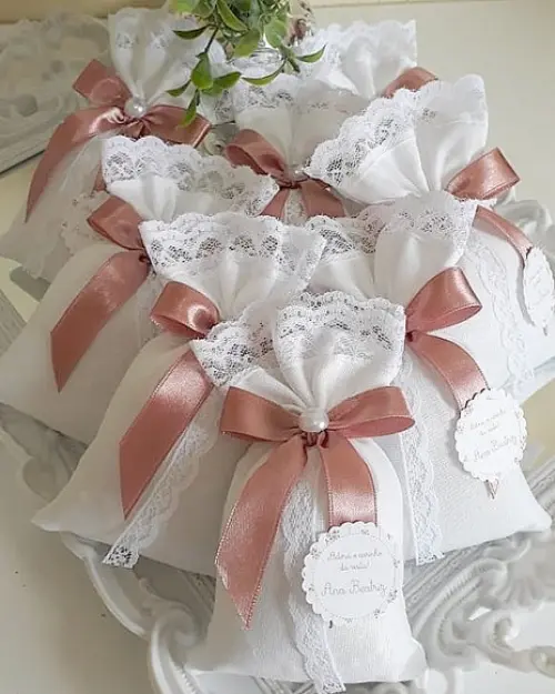 10 Sache Perfumado para Lembrancinha de batizado, chá de bebê, 