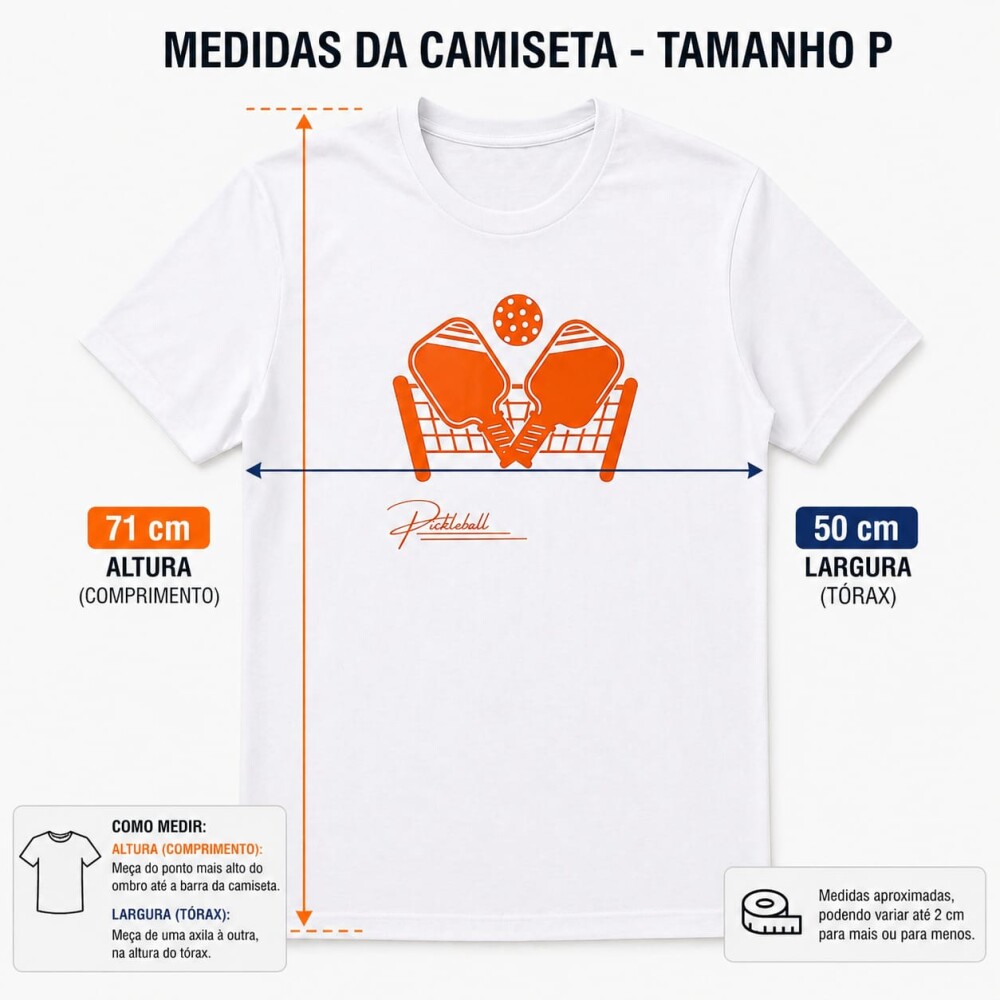 Camiseta Esportiva Branca Personalizada - Oxford 100% Poliéster