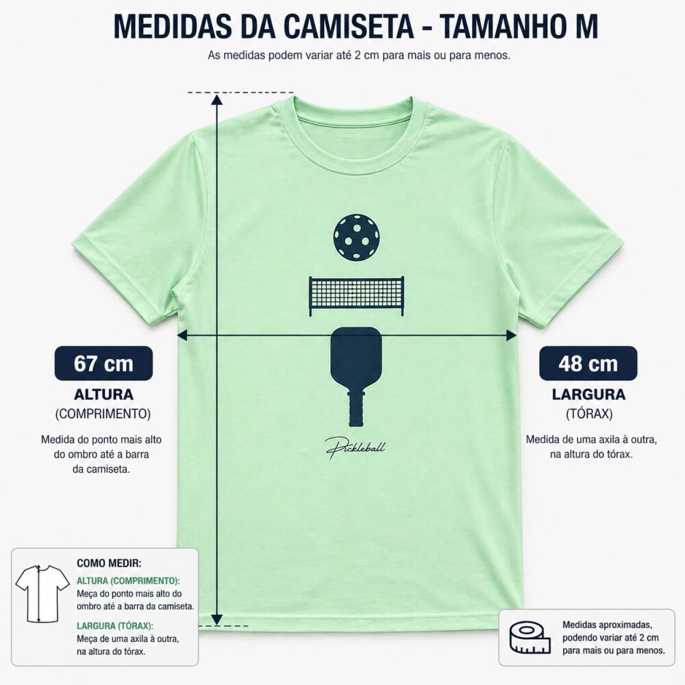 Camiseta Esportiva Verde Personalizada - Oxford 100% Poliéster