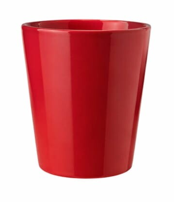 Caneca Cerâmica Vermelha Mãe de Pet com Vinil Branco