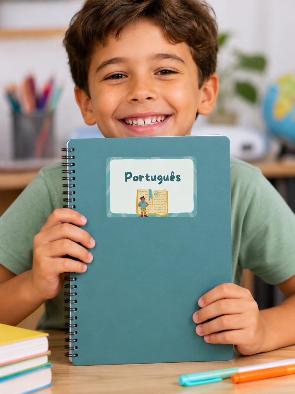Etiquetas Escolares para Livros e Cadernos