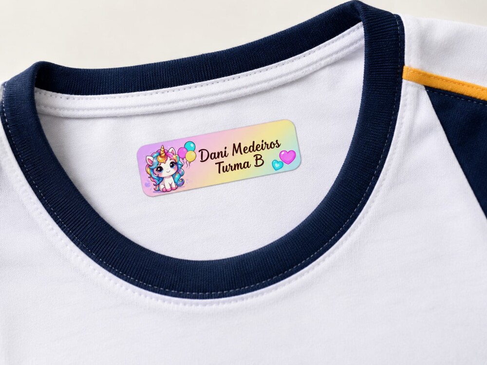 Etiqueta Termocolante para Uniformes