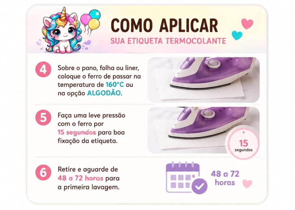 Etiqueta Termocolante para Uniformes