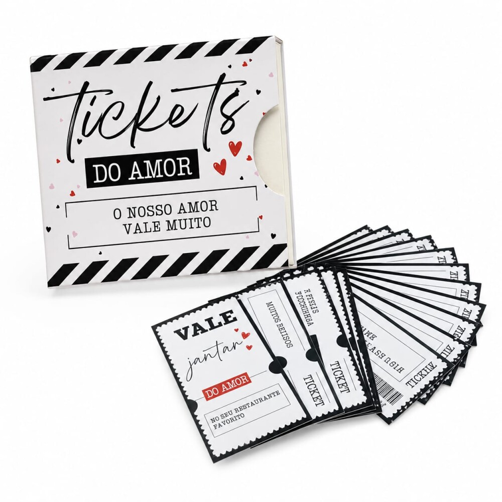 Presente Dia dos Namorados Cartões com Mensagens | Tickets do Am