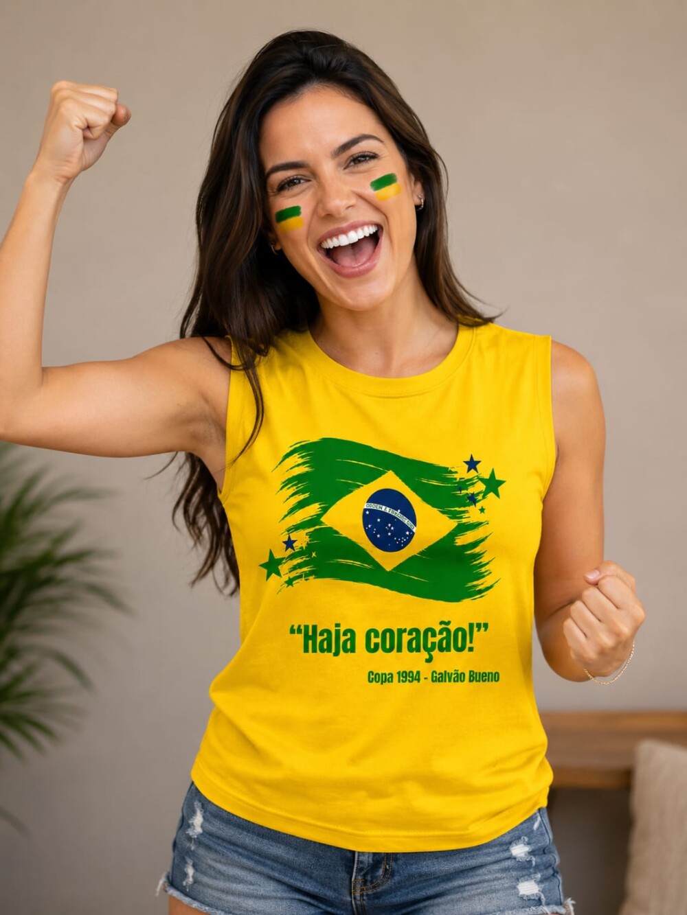 Camiseta Regata Feminina Brasil Frases de Outras Copas – Torcid