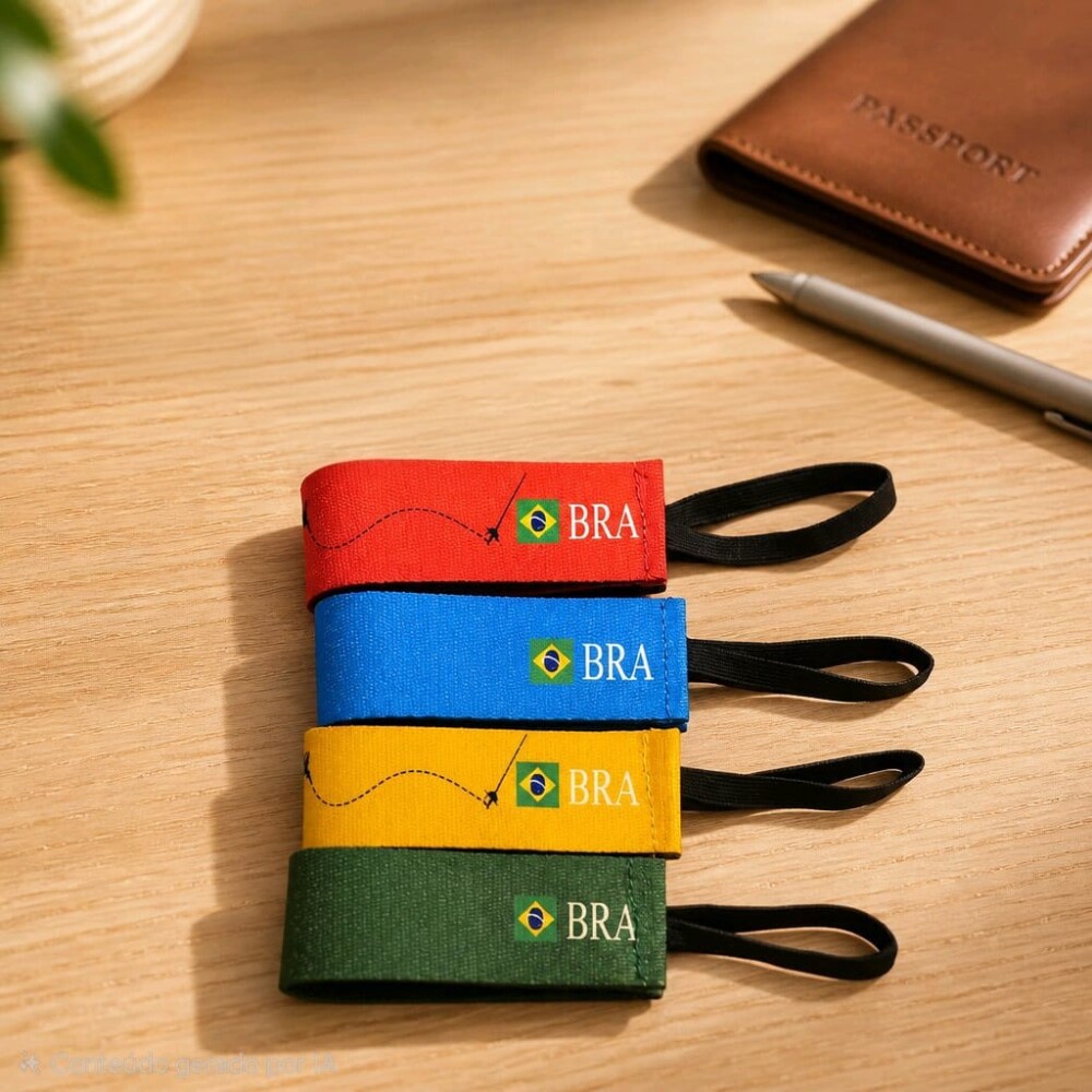 Tag de Mala Personalizada com Nome | Identificador de Bagagem par