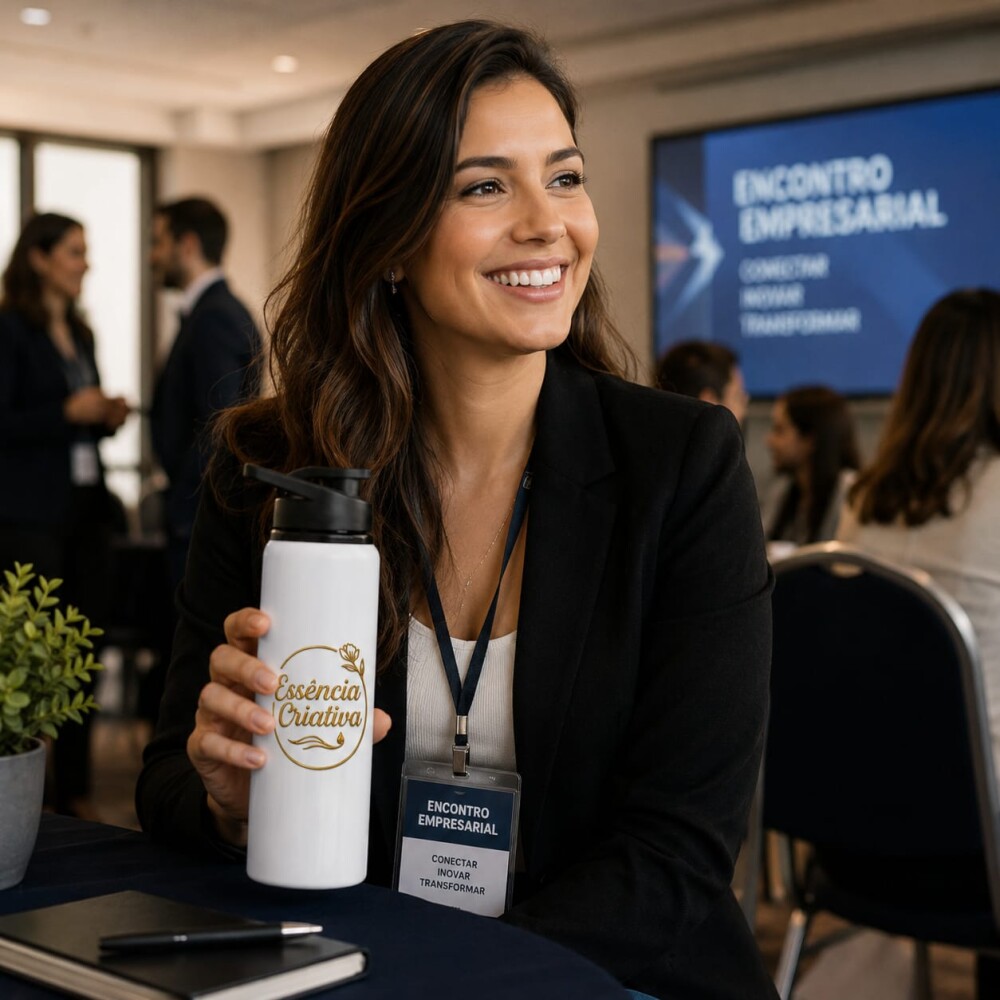 Garrafa Personalizada 750ml com Logo | Brinde Corporativo