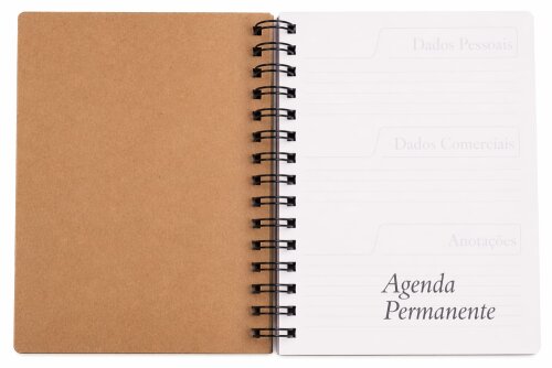 Agenda Permanente Personalizada com Capa MDF | Planner Artesanal