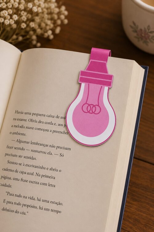 Marca Página Magnético Luz