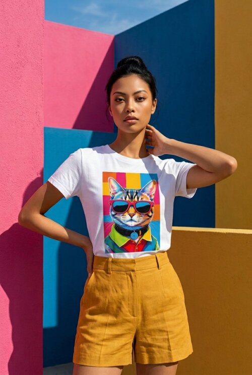 Camiseta Baby Look Feminina Personalizada – Foto, Pet, Nome, Fr