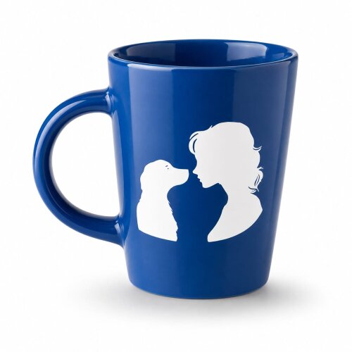 Caneca Cerâmica Mãe de Pet com Vinil | Mãe de Pet | Caneca Per