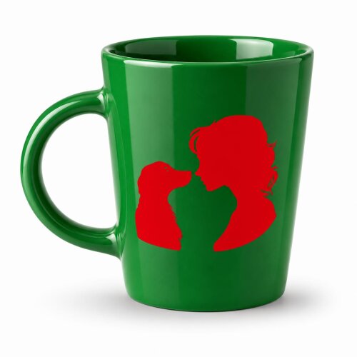 Caneca Cerâmica Mãe de Pet com Vinil | Mãe de Pet | Caneca Per