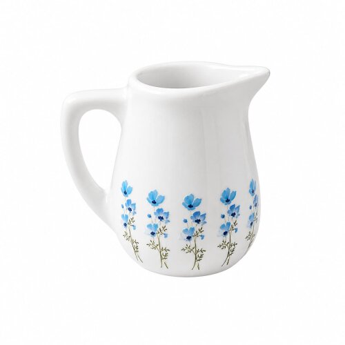 Mini Jarrinha de Cerâmica 60 ml com Flores Delicadas – Leiteir