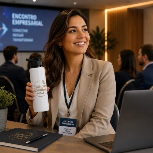 Garrafa Personalizada 750ml com Logo | Brinde Corporativo