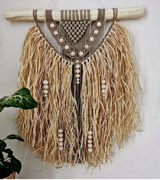 Enfeite Decorativo em Macrame