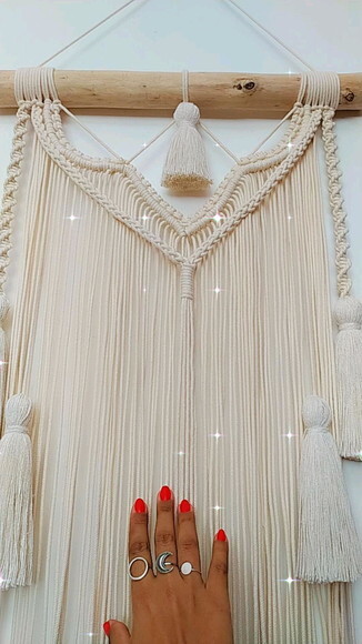Painel Decorativo em Macrame