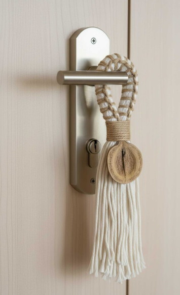 Tassel Decorativo em Macramê - Estilo Boho Chic
