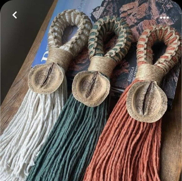 Tassel Decorativo em Macramê - Estilo Boho Chic