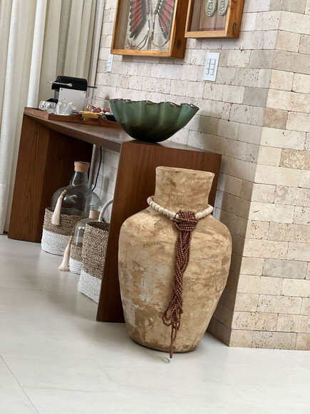 Vaso Decorativo Orgânico Rústico