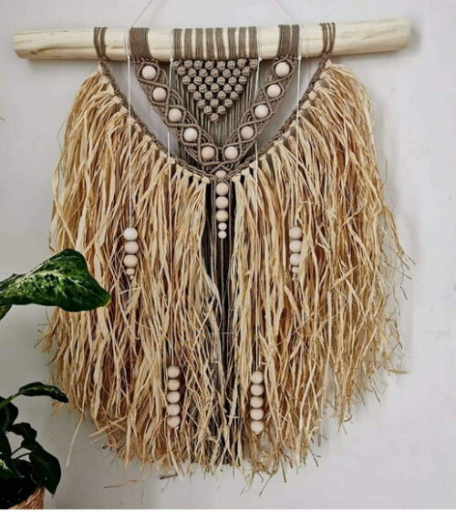 Enfeite Decorativo em Macrame