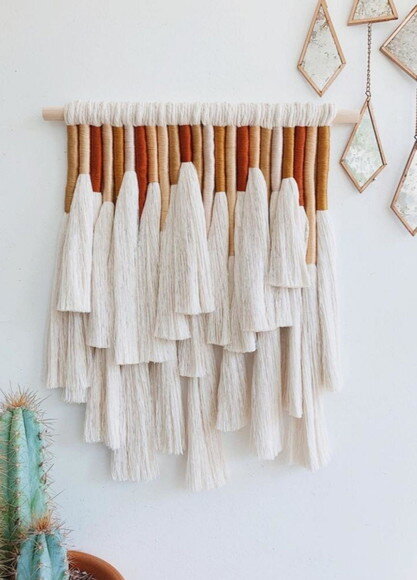 Painel Decorativo em Macrame