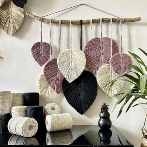 Painel Decorativo em Macramê