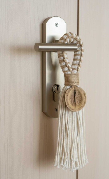 Tassel Decorativo em Macramê - Estilo Boho Chic