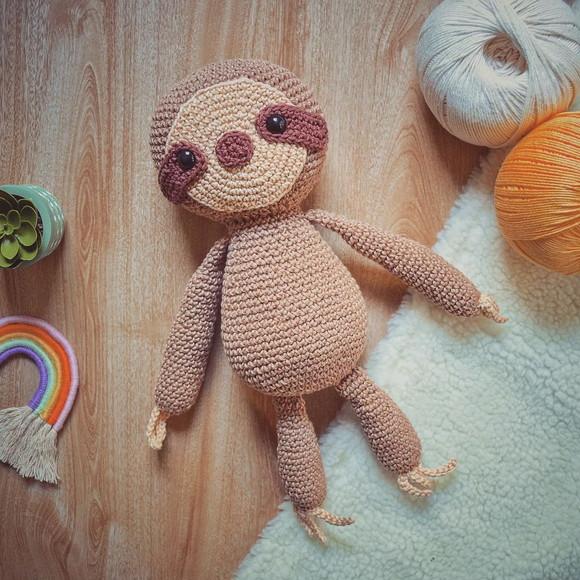 Bicho Preguiça Amigurumi