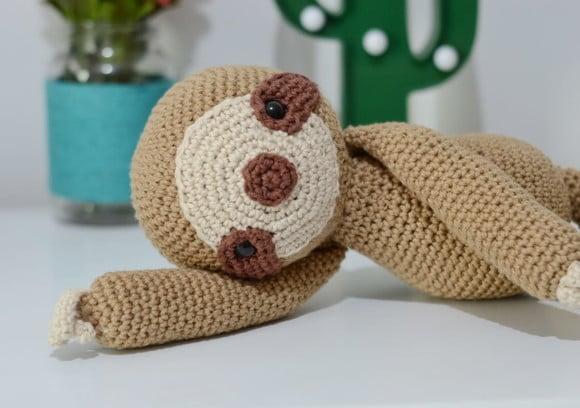 Bicho Preguiça Amigurumi