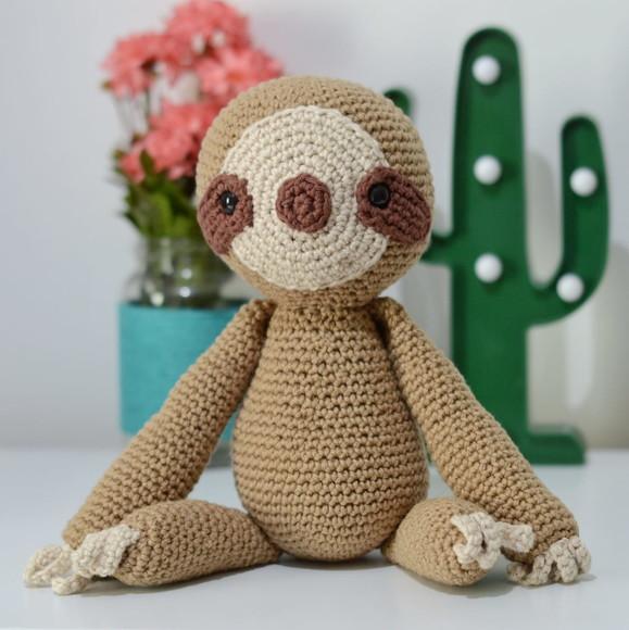Bicho Preguiça Amigurumi