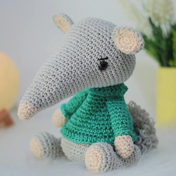 Tamanduá Amigurumi