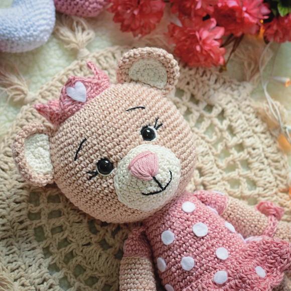 Ursa Realeza Amigurumi