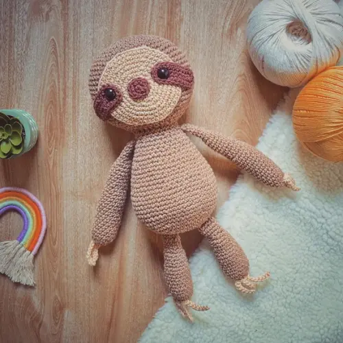 Bicho Preguiça Amigurumi