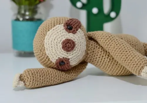 Bicho Preguiça Amigurumi