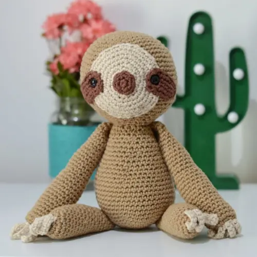 Bicho Preguiça Amigurumi