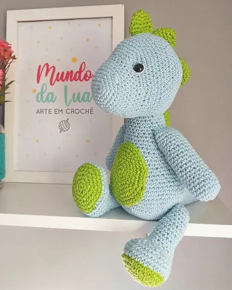 Dinossauro Rex Amigurumi