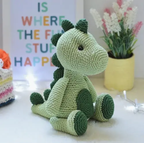 Dinossauro Rex Amigurumi