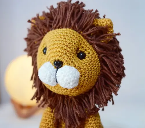 Leão Amigurumi
