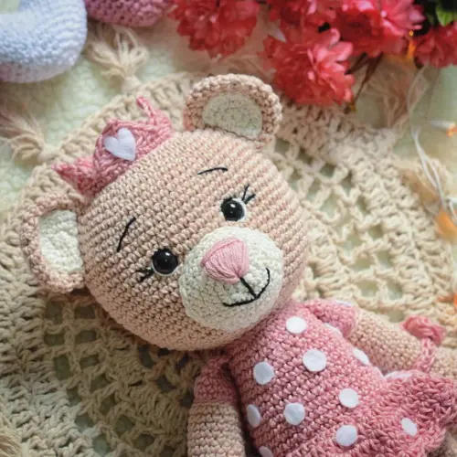 Ursa Realeza Amigurumi