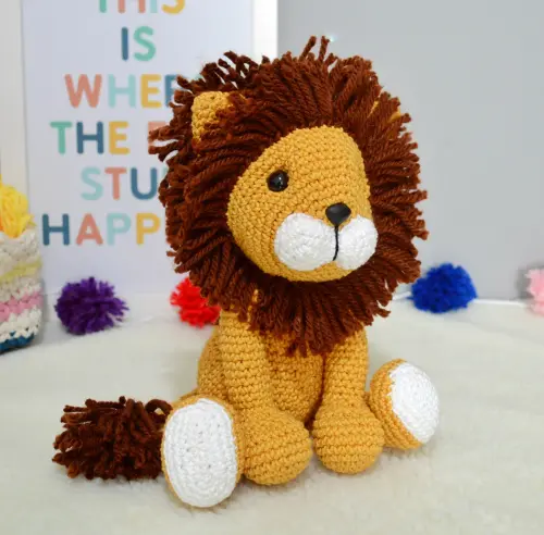 Leão Amigurumi