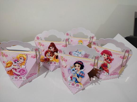 30 Caixinhas Princesa (versao Tamanho Maior)