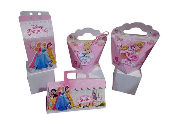 30 Caixinhas Princesa (versao Tamanho Maior)