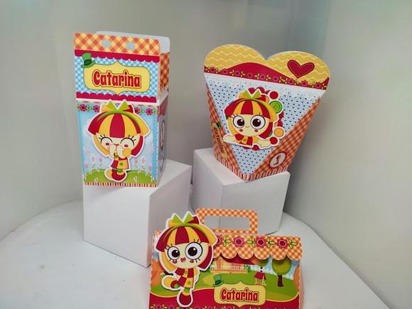 40 Caixinhas 3d Personalizadas Sitio do Pica Pau