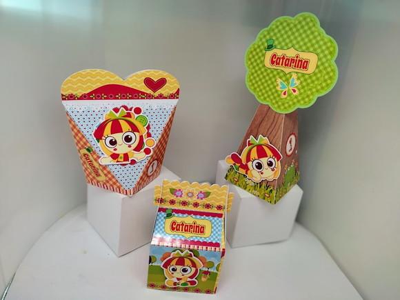 40 Caixinhas 3d Personalizadas Sitio do Pica Pau
