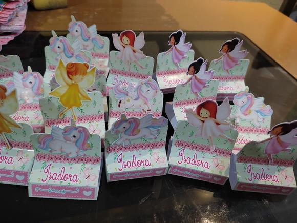 40 Personalizados 3d - Fadinhas Encantadas