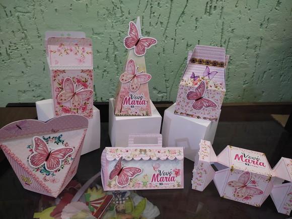 40 Personalizados 3d Jardim das Borboletas