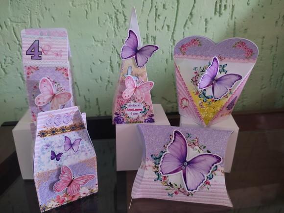 40 Personalizados 3d Jardim das Borboletas