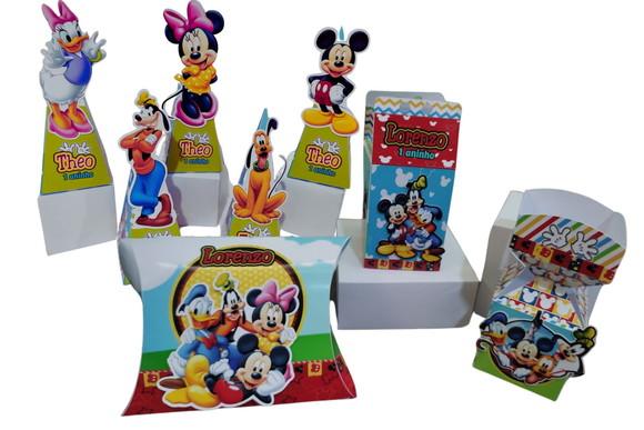 40 Personalizados Casa do Mickey 3d