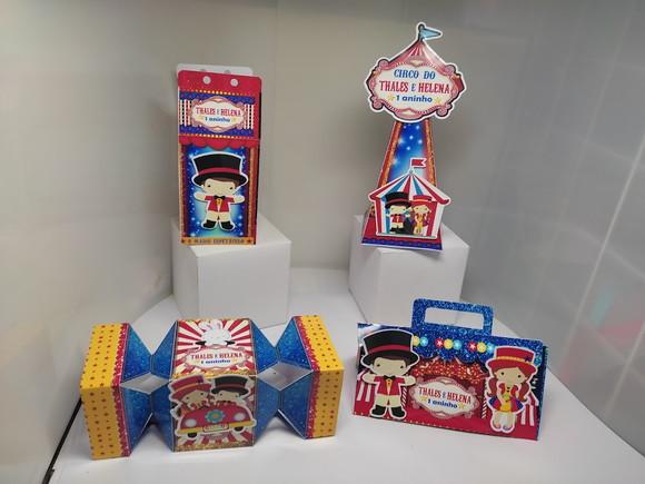 40 Personalizados Circo Menino